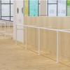 SDdPulse Ballet Barre Wall Mounted Dance Barre Pole, School Studio Gym Ballet Bar Freestanding Stretch Dance Studio Fitness Barre Exercise Equipment (White 180cm) view 2