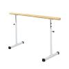 SDdPulse Ballet Barre,Double Ballet Stretch Barre Gymnastics Bar Portable Freestanding Barre Detachable Non-Slip Dance Fitness Bars Ballet Stretch Ladder view 1