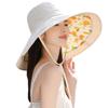 7 inch Wide Brim Women Summer Sun Floppy Hat Beach Bucket Hats Reversible Foldable Fishing Travel UV Protection Ladies Hat view 3