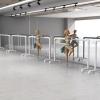 SDdPulse Portable Ballet Barre,Fitness Practise Dancing Stretching Bar, Freestanding Studio Ballet Equipment Home Workout for Adult & Kids (White 180x60x100cm) view 2