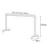 SDdPulse Portable Ballet Barre,Fitness Practise Dancing Stretching Bar, Freestanding Studio Ballet Equipment Home Workout for Adult & Kids (White 180x60x100cm) view 4