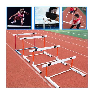 NineFit Basics Sports Speed Training Hurdle- Portable Plyometric Equipment Agility Hurdles with Adjustable Heights of 30 Inches to 42 Inches (1/5/10 Pack) Easy to Use (Color : White, Size : 5pack)