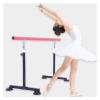 SDdPulse Portable Ballet Barre, Freestanding Dancing Ballet Bar Adjustable Height 70-110cm, Fitness Stretch Barre Exercise Equipment for Kids and Adults (Pink 150cm) view 1
