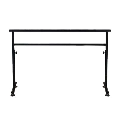 SDdPulse Ballet Barre,Double Ballet Bar Portable, FreeStanding Dance Bar Fitness Training at Home and Studio, Stretching Dance Poles Exercise Equipment Height-Adjustable (Black 150cm)