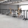 SDdPulse Double Ballet Bar, Portable Freestanding Dance Poles Fitness Training at Home and Studio, Heavy Duty Dancing Stretching Exercise Equipment (Black 120x60x100cm) view 3