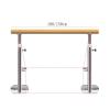 SDdPulse Freestanding Portable Ballet Bar, Adjustable Height 80-120cm Stretch Pole, Mobile Ballet Equipment for Gym Dance Studio (Black 150cm) view 4