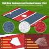 Baseball Batting Mat 6.5X4 Antislip Rubber Backing with Home Plate for Baseball Softball Training Indoor and Outdoor view 2