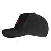 CHENYONAS Firefighter Wife Hat Rear Buckle Baseball Cap Outdoor Mesh Cap Truck Driver Cap Black view 3