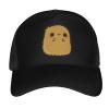 CHENYONAS Cute Chicken Nugget Hat Rear Buckle Baseball Cap Outdoor Mesh Cap Truck Driver Cap Black view 2