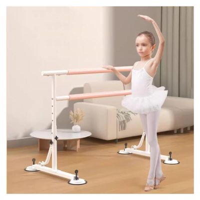 SDdPulse Ballet Barre,Balance Portable for Home Studio, Height Adjustable 84-110cm Dance Bar for Stretch, Pilates, Double Ballet Stretch Kids and Adults (White 1m)