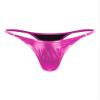 renvena Women's Swimwear Bikini Bottoms Sexy High Waist Metallic G-String Underwear Micro Panty Hot Pink Large view 1