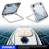 MTTXY Square Deck Hatch/Marine Hatch Porthole - 3mm Thickness Aluminum Hatch with Tempered Glass 550x550mm for Boat/Yacht/RV view 2