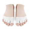 WATIIFUFU Comfortable Women's Peep Toe Socks 4 Pair Elastic Toe Socks for Daily or Sports view 1