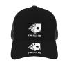 CHENYONAS I'm All in Texas Hold Em Poker Cards Las Vegas Men's and Women's Mesh Hat Baseball Hat Sandwich Hat All Seasons Baseball Cap Black view 3