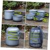 HANABASS Cookware for People Dutch Oven Cooking Pot Lid As Bowl for Outdoor Activities view 2