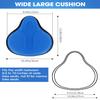 Comfort Bike Seat Cushion - Soft Padded Seat Cover for Men & Women, MTB, Exercise & Outdoor Cycling (Blue) view 2