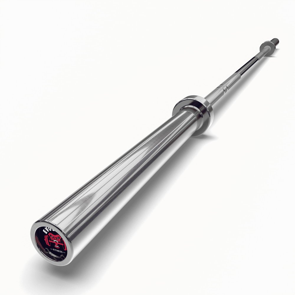 7FT Home Gym Olympic Barbell, 2 Inch 45 lb Barbell for Weightlifting and Power Lifting Barbell, 700-Pound Capacity
