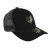 911 Dispatcher Thin Gold Line Men's and Women's Mesh Hat Baseball Hat Sandwich Hat All Seasons Baseball Cap view 1