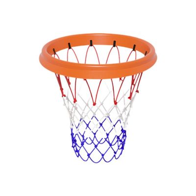 Portable Basketball Net for Outdoor,Basketball Hoop Net,Easy Install Throw-and-Attach System for Rimless Hoops Lightweight Design for Indoor/Outdoor Play(Orange)