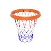 Portable Basketball Net for Outdoor,Basketball Hoop Net,Easy Install Throw-and-Attach System for Rimless Hoops Lightweight Design for Indoor/Outdoor Play(Orange) view 1