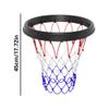 Portable Basketball Net for Outdoor,Basketball Hoop Net,Easy Install Throw-and-Attach System for Rimless Hoops Lightweight Design for Indoor/Outdoor Play(Orange) view 2