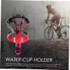 HANABASS Cycling Water Bottle Holder Rack for Bikes Durable Easy to Install Chic Design Compatible with Mountain Bicycles Black Red Pink view 4
