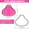 Pink Comfort Bike Seat Cushion - Soft Seat Cover for MTB, Exercise & Outdoor Cycling view 2