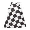 Aflyko Sleeveless Dress for Girl Winning Race Flag Casual Dress Loose Fit Sundress Summer Infant Tank Playwear Dance Dress Cute Kiddo Outfit 4T view 3