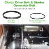 10L0L Golf Cart DS Tune Up Kit W/Clutch Drive & Generator Belt for Club Car DS Gas 1992-2004 Golf Cart with FE290, FE350 Kawasaki, Air & Oil Fuel Filters Spark Plug, Replaces OEM 1025582, 101916701 view 4