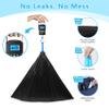Portable Toilet Bags Poo Waste Gel Set, 30 Count 10 Gal Camping Toilet bags with drawstring and 30 Pack 0.53 Oz each Pee Powder for Portable Camping Toilet fit for Traveling, Outdoor Activities view 3