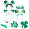 LUOZZY Shamrock Glasses Assorted Glasses St Patricks Day Prop Decorations view 3