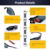 Kang Share 2 Pack Professional Safety Goggles, Transparent and Efficient Eye Protection, Acid and Alkali Resistant Eyewear view 4