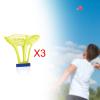 Aymzbd 3Pcs Windproof Badminton Badminton Balls Wind Resistant Outdoors Flexible Sports Training Badminton Shuttlecocks for Beaches, Yellow view 2