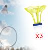 Aymzbd 3Pcs Windproof Badminton Badminton Balls Wind Resistant Outdoors Flexible Sports Training Badminton Shuttlecocks for Beaches, Yellow view 4