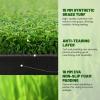 ULTIMATE Golf Hitting Mat, 5 ft x 3 ft Artificial Turf Golf Practice Mat w/ 2 Golf Rubber Tees & 2 Alignment Sticks, Portable Golf Practice Grass Mat for Indoor & Outdoor Training (25mm, 5Ft  3Ft) view 2