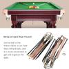 NDNCZDHC Billiard Table Pocket Rail 6PCS Billiards Table Rail Standard Snooker Table Rails 5 Hole Belts Adjustable Billiard Table Replacement Rail Accessories 12.6x3.5in view 3