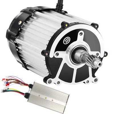 ZHOZHUT 350W-1800W Electric Tricycle Motor with Controller 48V/60V Permanent Magnet Brushless Differential Motor 3000RPM 5-Hole 16-Tooth Motor for Electric Tricycle, Four-Wheeler, DIY Part,500w,60V