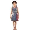 Aflyko Girls Dresses Texas Flag Wooden Summer Sleeveless Dress Casual Fit Toddler Playwear Infant Lovely Everyday Wear Themed Birthday Party Dress 3T view 2