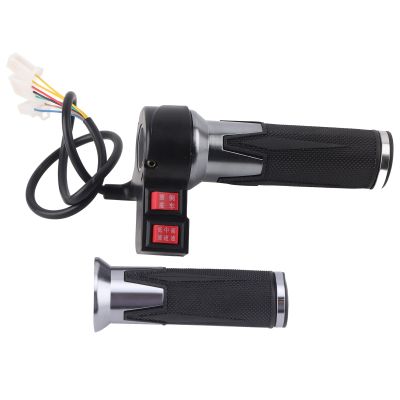 Pilipane Electric Bikes Throttle Handle Grips, Avoid Slip Design, Three Speed Control with Forward and Reverse Gear