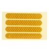 Pilipane Scooter Increases Reflective Strips, Self Adhesive Night Reflective Stickers, Front Rear Wheel Reflective Sticker Fit for G30 Electric Scooter (Yellow) view 1