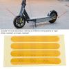Pilipane Scooter Increases Reflective Strips, Self Adhesive Night Reflective Stickers, Front Rear Wheel Reflective Sticker Fit for G30 Electric Scooter (Yellow) view 2
