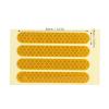 Pilipane Scooter Increases Reflective Strips, Self Adhesive Night Reflective Stickers, Front Rear Wheel Reflective Sticker Fit for G30 Electric Scooter (Yellow) view 3