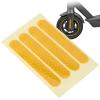Pilipane Scooter Increases Reflective Strips, Self Adhesive Night Reflective Stickers, Front Rear Wheel Reflective Sticker Fit for G30 Electric Scooter (Yellow) view 4