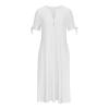 maisdgop Dresses for Women 2024 Trendy Eyelet Boho Beach Dress Loose V Neck Button A-Line Dresses Loose Sundress with Pocket view 3
