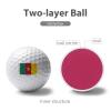 Vafogehu Golf Balls,Cameroon Flag Patterns Golf Balls, Novelty Golf Gift for Men, Women 1 Piece view 3