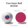Vafogehu Golf Balls,Haiti Flag Patterns Golf Balls, Novelty Golf Gift for Men, Women 1 Piece view 3