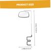 1pc Cycling Mirror Rear View Lens Helmet Lightweight Widened for Cyclists view 2