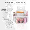 Oraben Clear Backpack for Stadium Events Stadium Backpack Waterproof 12x6x12 Clear Bag for Adult Concert Sport Work view 4