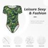 Augenstern Jurassic-Dinosaur Women's Short-Sleeve Round Neck One-Piece Swimsuit Xx-Large view 2