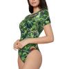 Augenstern Jurassic-Dinosaur Women's Short-Sleeve Round Neck One-Piece Swimsuit Xx-Large view 3